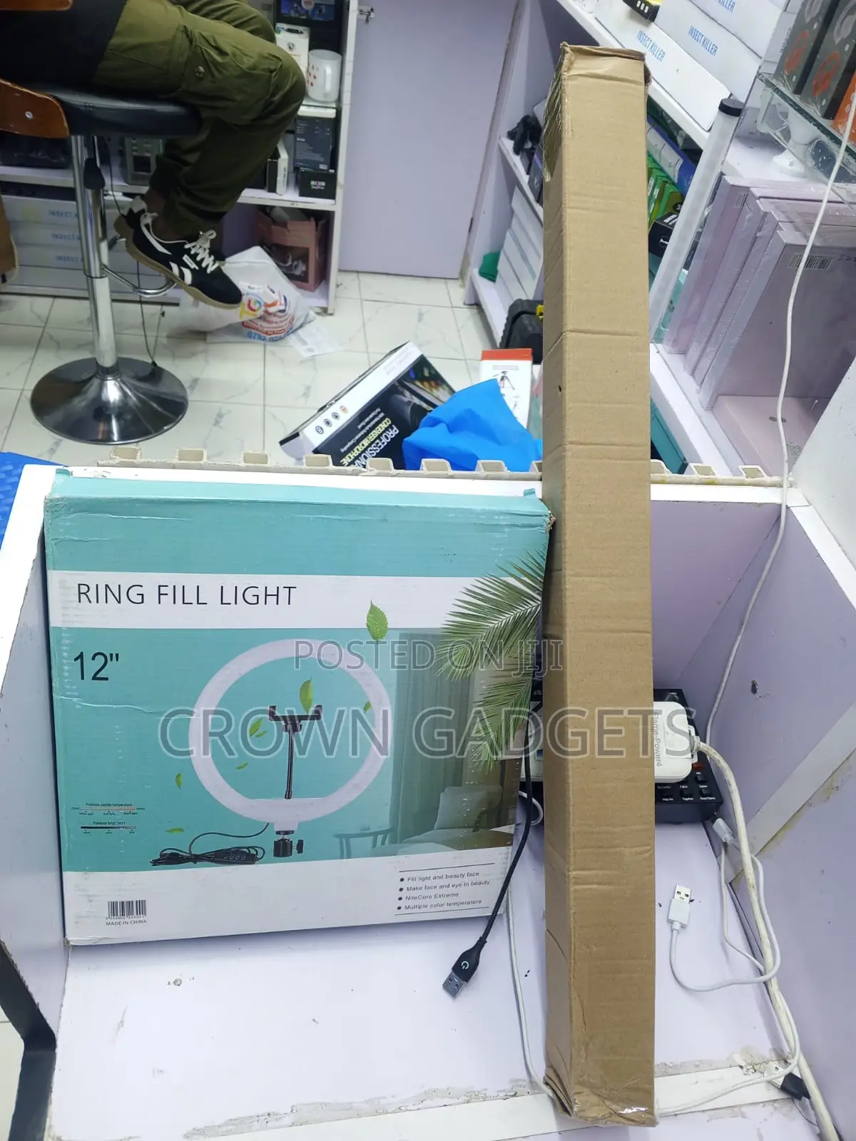 QX-300 Dimmable Ring Light for Photography Live Streaming