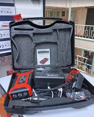 Portable 12V Car Jump Starter Kit With Tyre Inflator 99800mAh