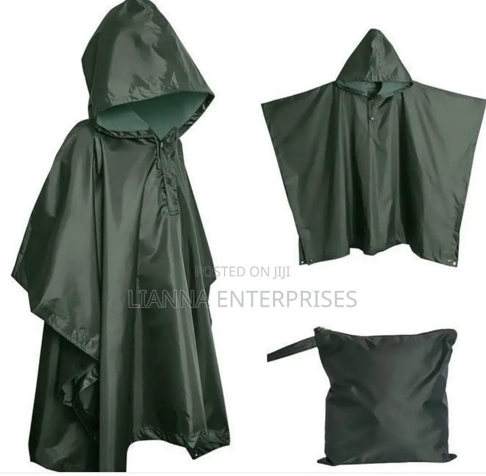 Poncho Tactical Green Raincoat