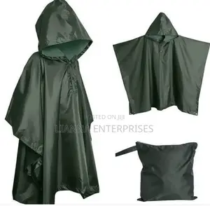 Poncho Tactical Green Raincoat