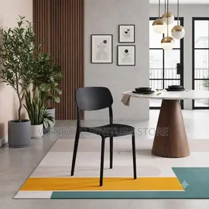 Home Chairs; Plastic Armless Colored Dining Chairs