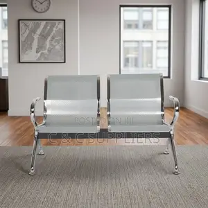 2-Seater Non- Padded Airport Bench