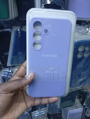 Purple Samsung S25 Silicone Phone Case