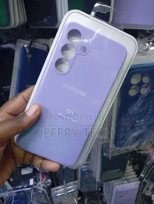 Purple Samsung S25 Silicone Phone Case