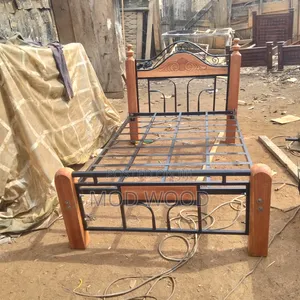 Handcrafted Classic Wooden 4ft by 6ft Metal Frame Bed