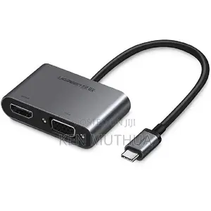 UGREEN CM162 4 -in -1 USB-C to HDMI + VGA +USB 3.0 Adapter With PD