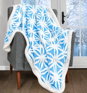 Patterned Sherpa Throw Blankets
