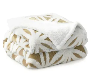 Patterned Sherpa Throw Blankets