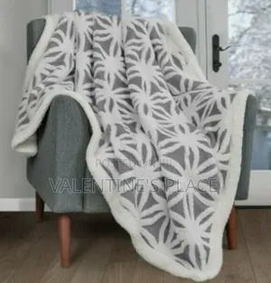 Patterned Sherpa Throw Blankets