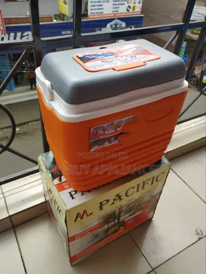 Large Capacity Pacific 32L Cool Box With Carry Handle