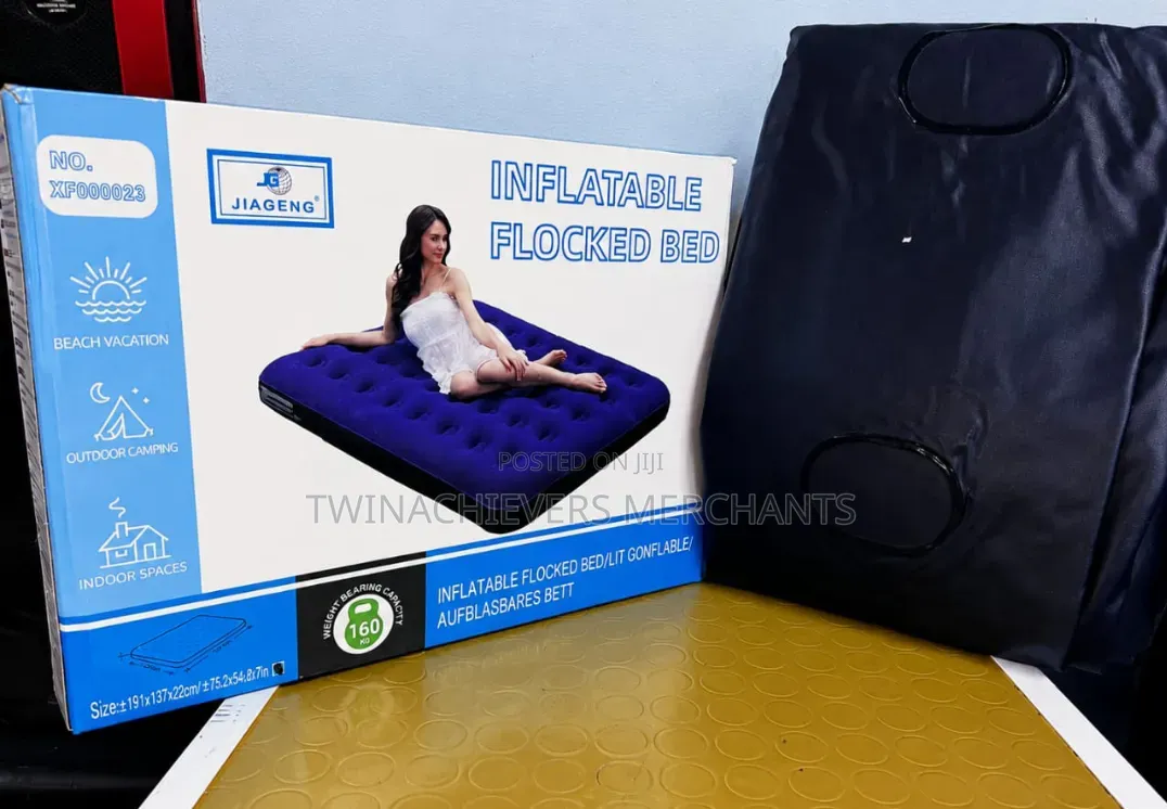 Inflatable Flocked Bed 4*6ft