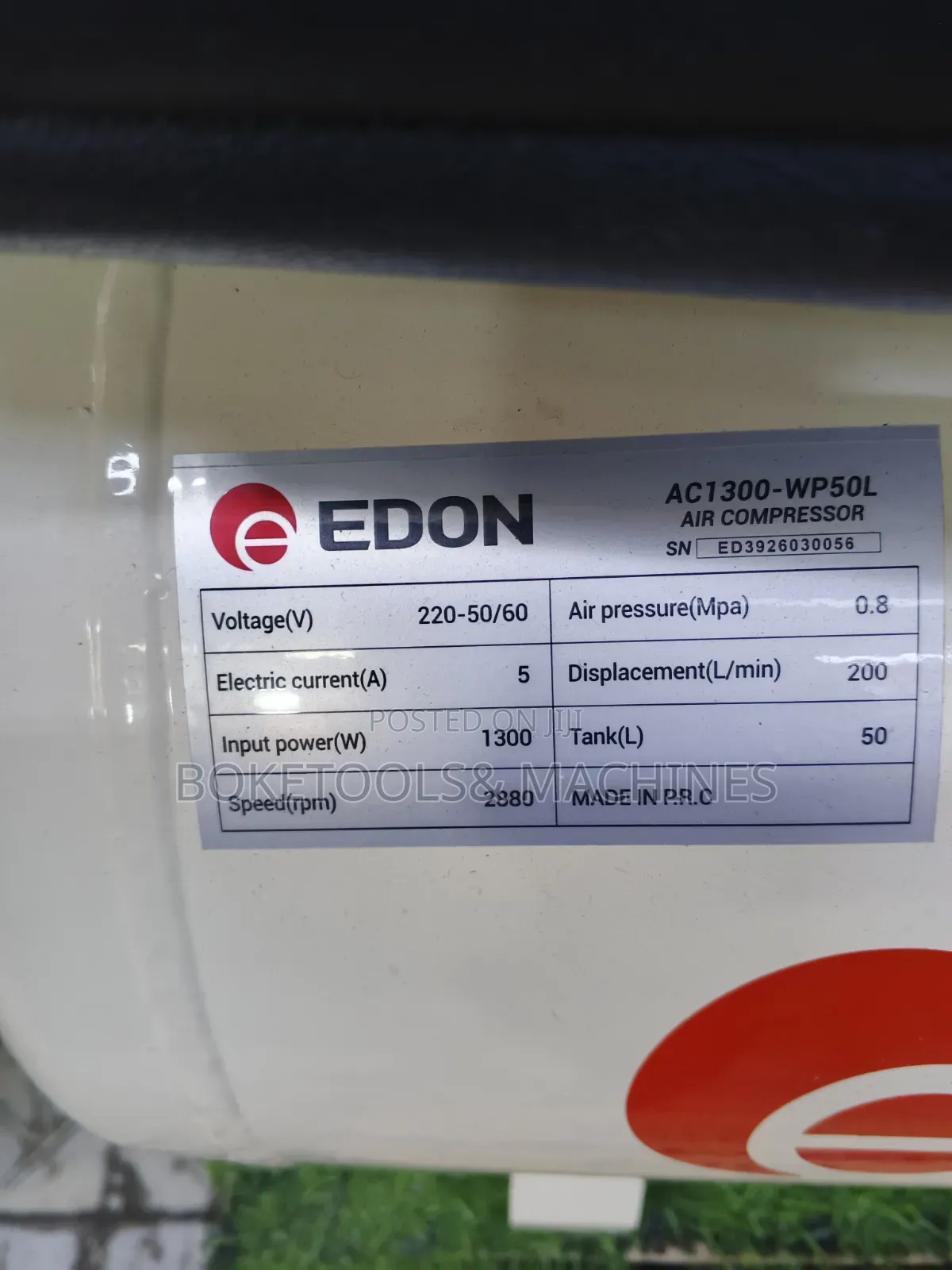 Edon 50l Electric Air Compressor