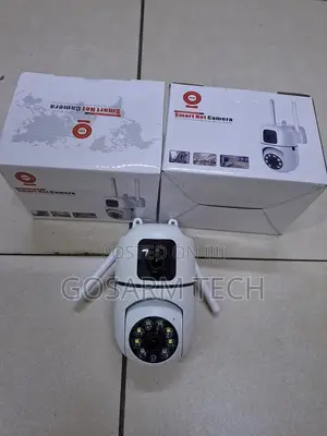 Wall Mounted V380 Dual Lens PTZ Camera – WiFi Remote Viewing System