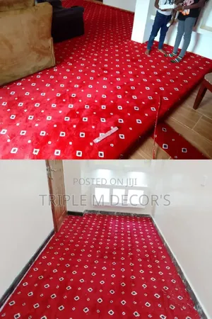 Luxury 10mm Red Dotted VIP Wall to Wall Carpets