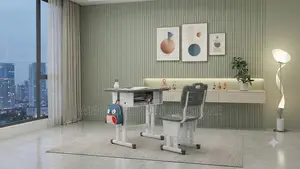 Home Desk; Ergonomic Adjustable Home Desk Chair Set