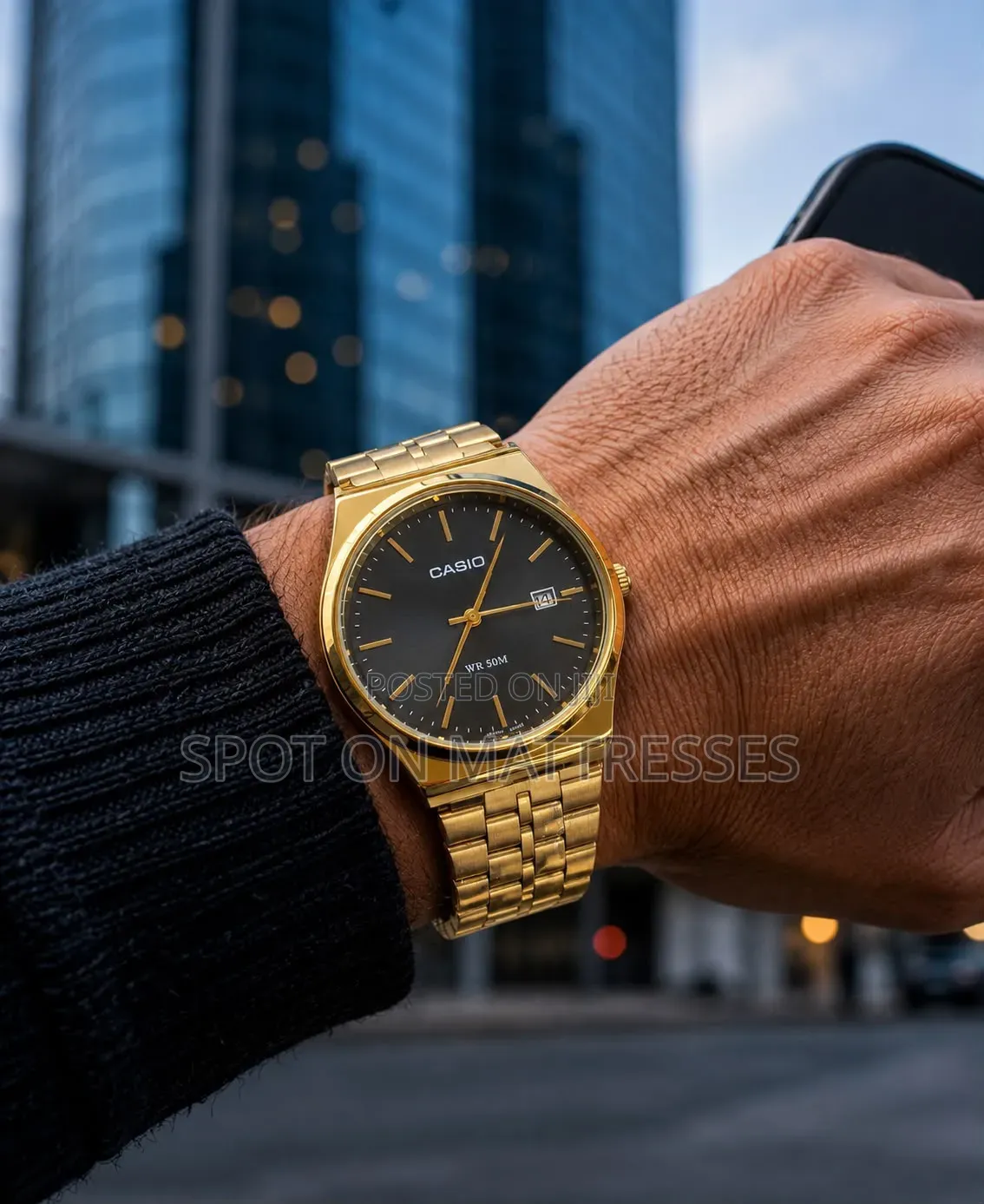 Casio Men Watch That Matches Your Outfit. Delivery Services Available.