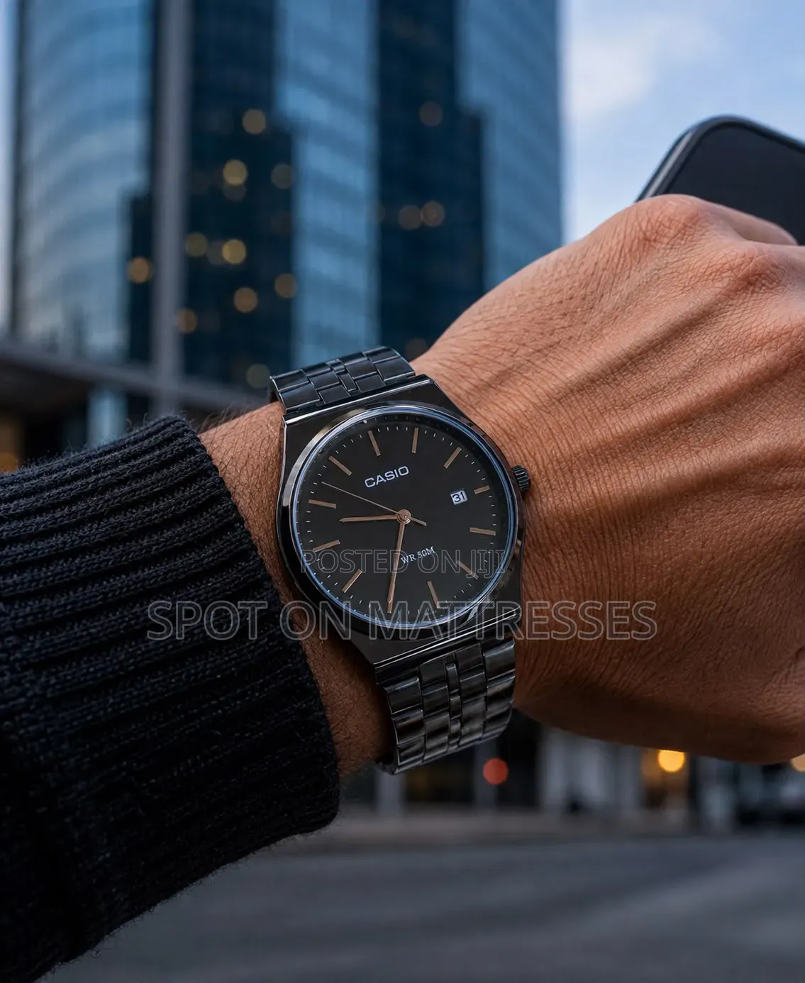 Casio Men Watch That Matches Your Outfit. Delivery Services Available.