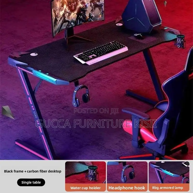 Office Desk; Gaming Desks With LED Lights
