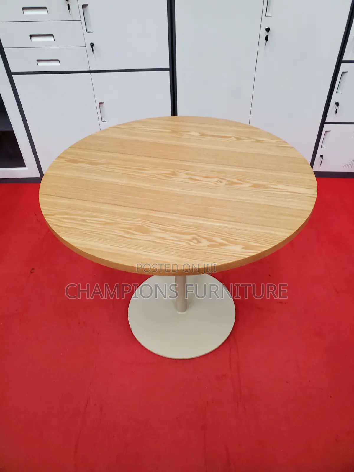 Brown Cafe'/Dining Table With Pedestal Base