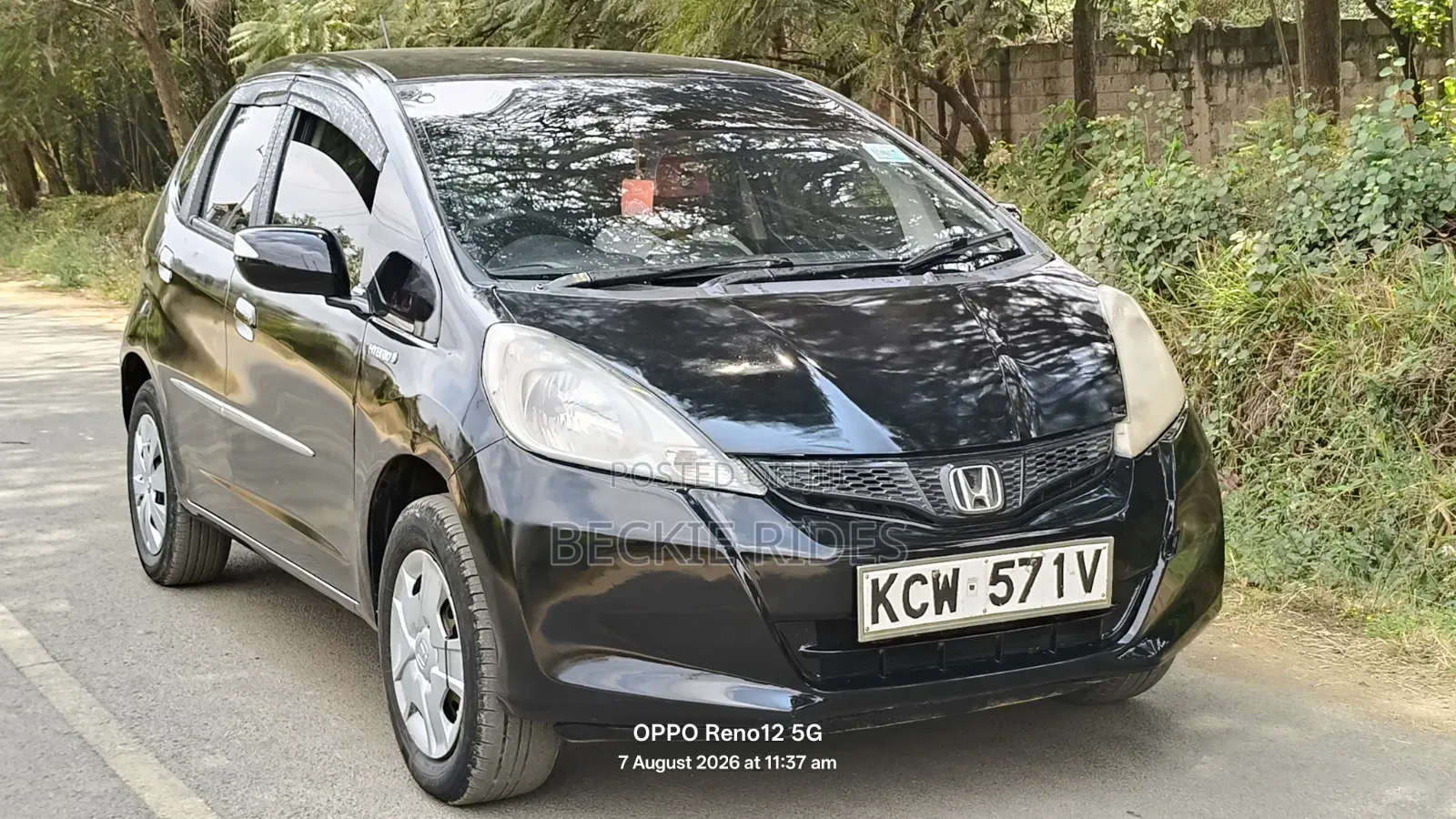 Honda Fit 2012 Black