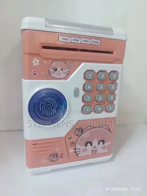 Kids Electronic Money Saving Box With Fingerprint Password Lock