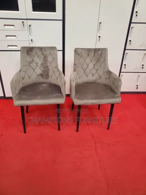 Grey Velvet Accent/Dining Chair