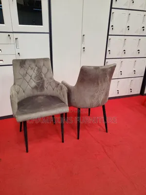 Grey Velvet Accent/Dining Chair