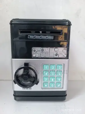 Kids ATM Style Money Bank Cash Storage Safe Box With Password Lock