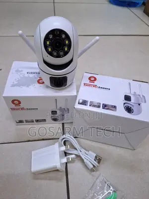 Wall Mounted V380 Pro Dual Lens Bulb Camera – 360° Remote Monitoring