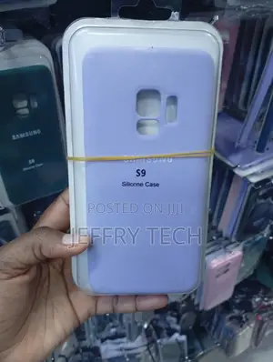 Samsung Galaxy S9 Silicone Case in Purple Slim, for Your Phone.