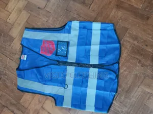 Blue Multi Pockets Reflector Jackets