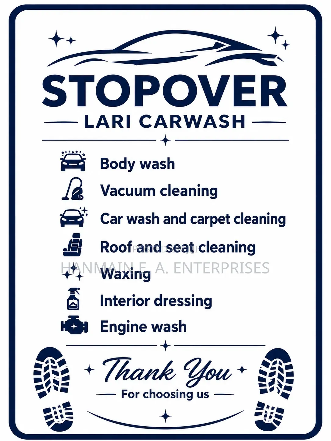 Carwash After Wash Mat Carwash Mat