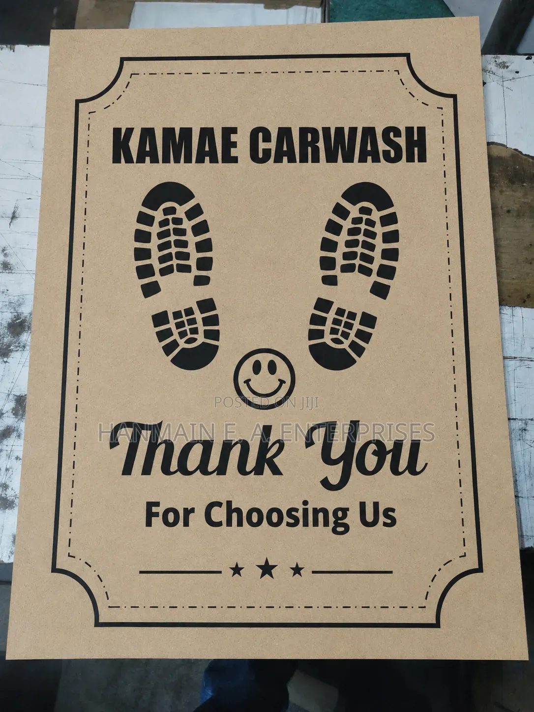 Carwash After Wash Mat Carwash Mat