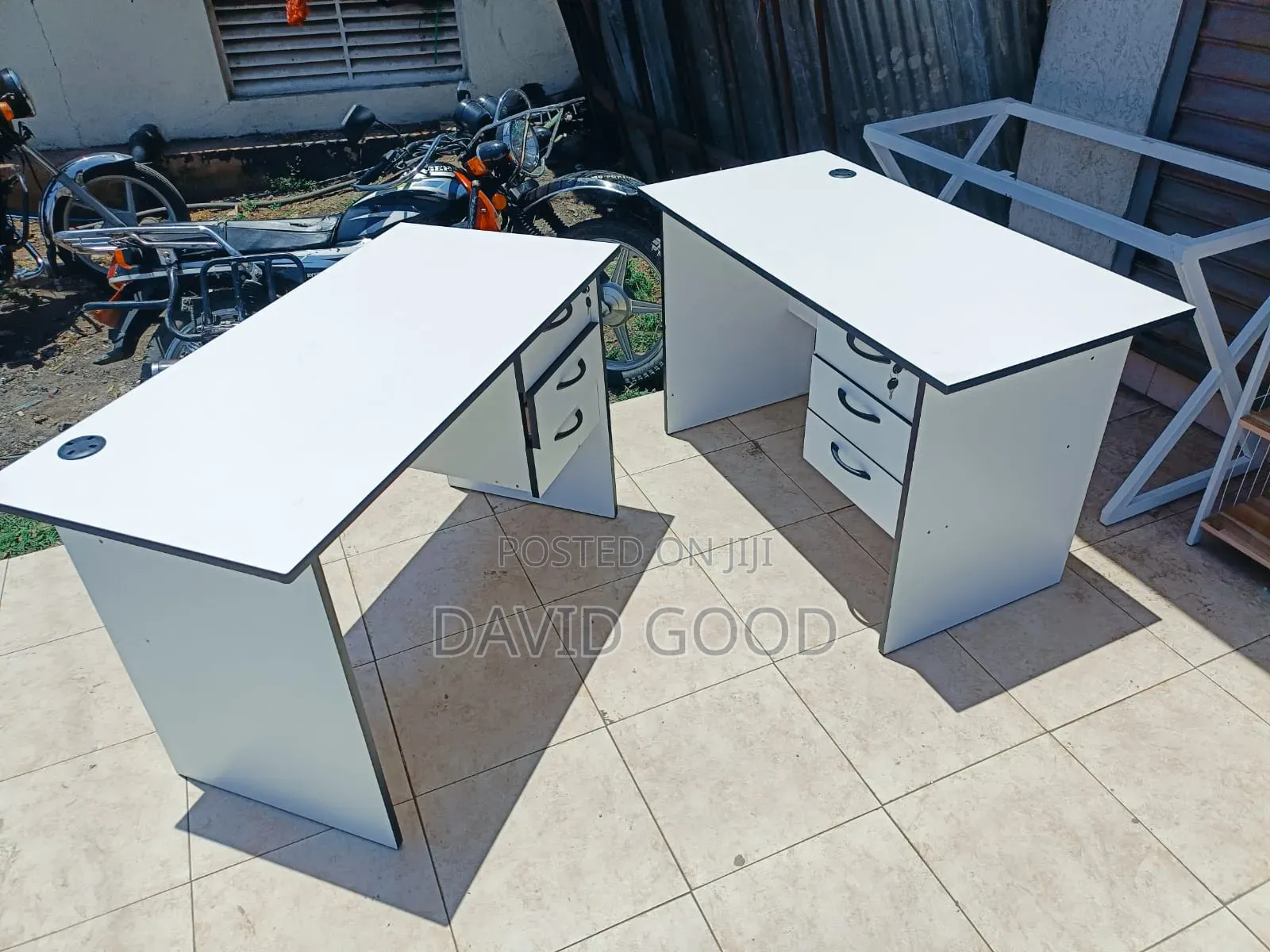White Computer Table