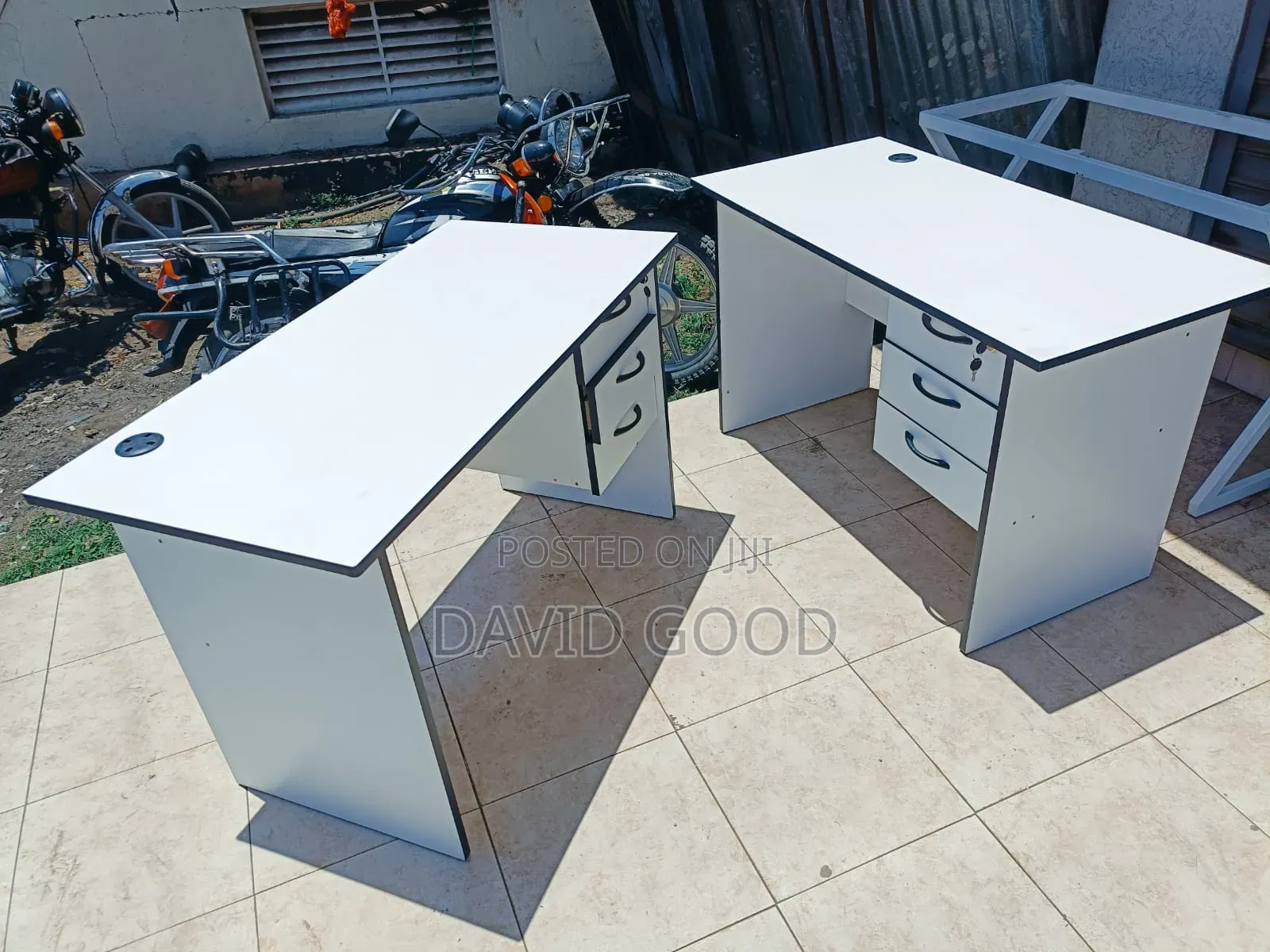 White Computer Table