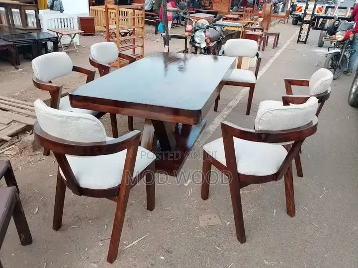 Premium Tufted Eight-Seater Dining Set