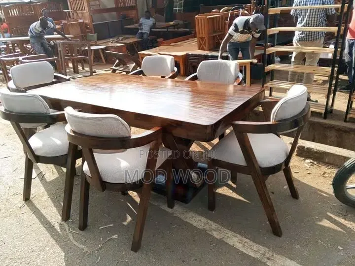 Premium Tufted Eight-Seater Dining Set
