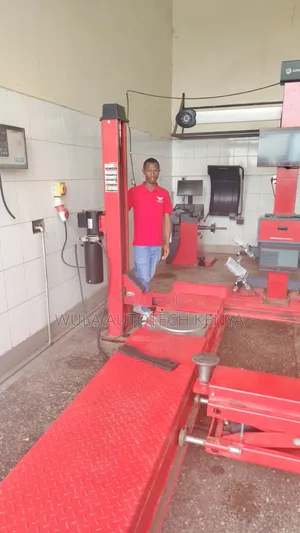 Toe, Camber Caster Handling 3d Alignment With 4post Carlift Sunshine