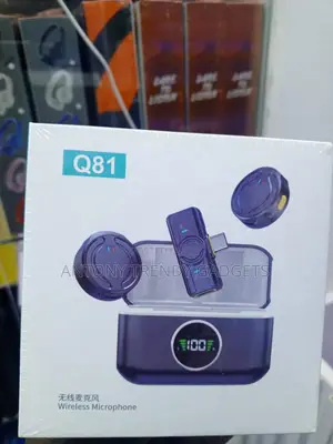 Q81 Wireless Mic for iPhone Android Vlogging Recording