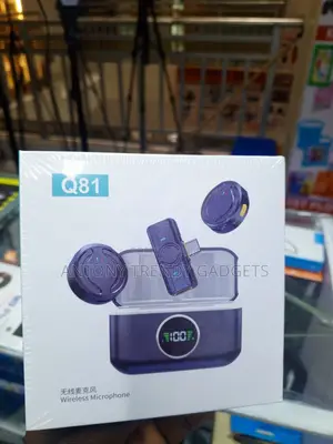 Q81 Wireless Mic for iPhone Android Vlogging Recording