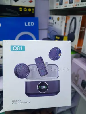 Q81 Wireless Mic for iPhone Android Vlogging Recording