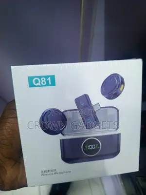 Q81 Rechargeable Wireless Microphone for Vlogs Podcasts