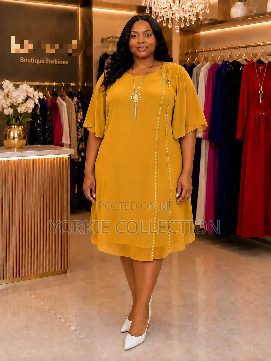 Classic Modest Shift Dress
