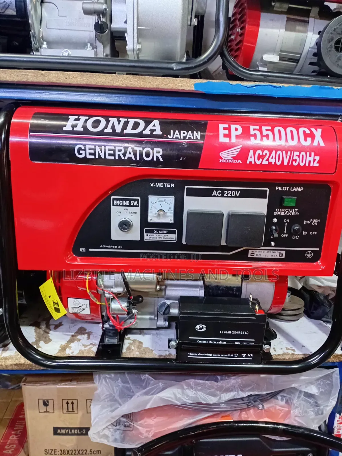 Honda 5.5kva Petrol Keystart Generator