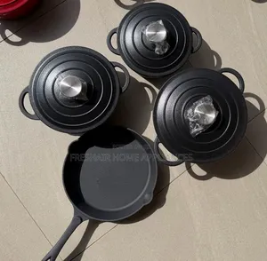 7pc Black Iron Cookware