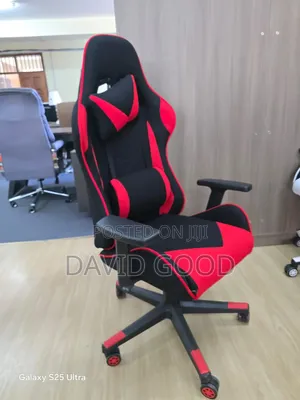 Red Gaming Chair Black