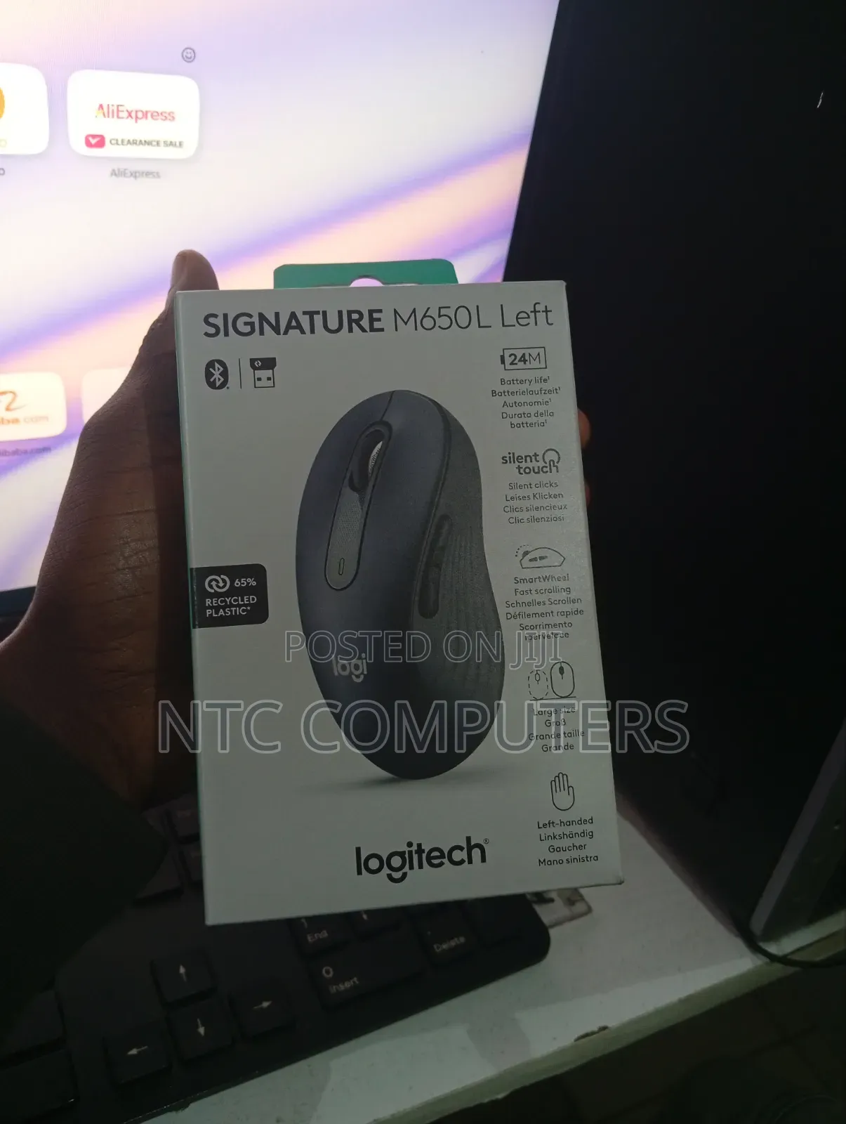 Logitech Signature M650L Left Silent Wireless Mouse
