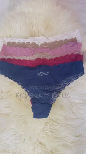 Title Women's Floral Lace Thong Panties | Soft, Stretchy Comfortable