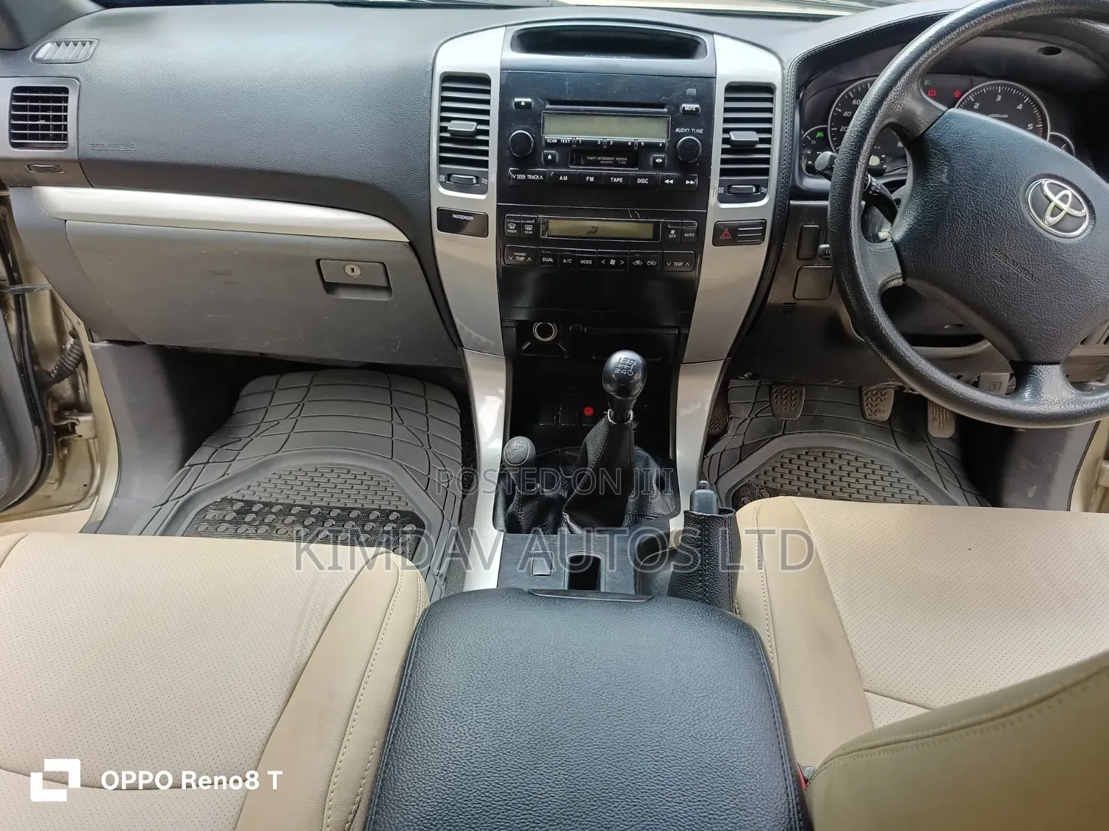 Toyota Land Cruiser Prado 2003 Gold