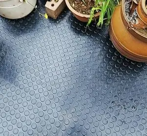 PVC Grey Coin Carpet